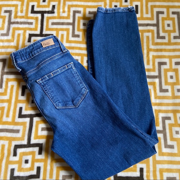 Paige Jacqueline Straight Blue Jeans Womens 26 - Picture 2 of 10